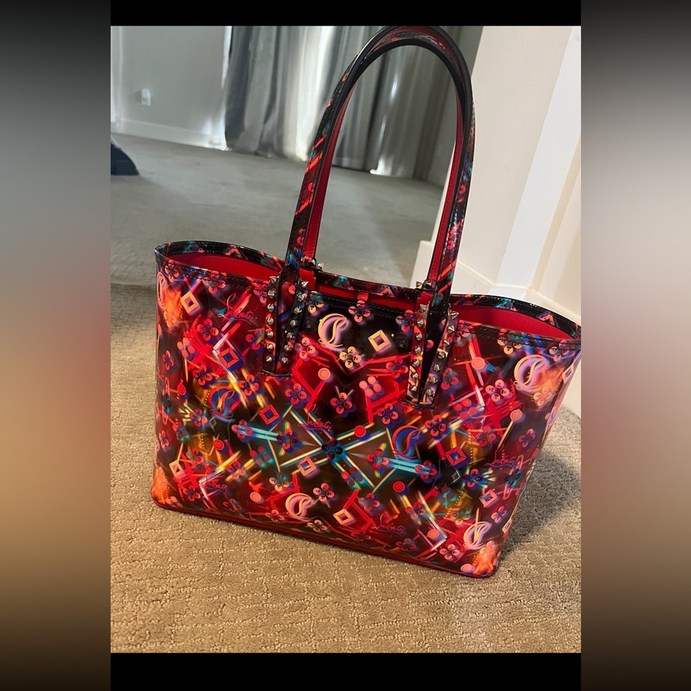 Christian Louboutin Small Cabata Discolaser Loubinthesky Tote